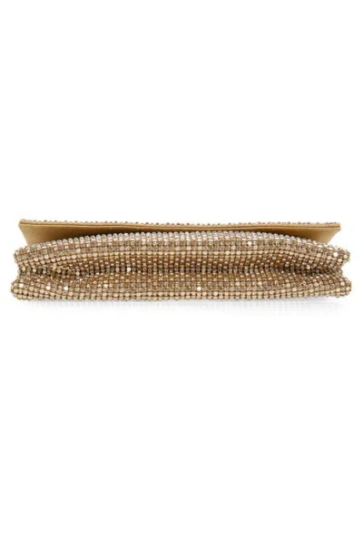 Loeffler Randall Charlee Crystal Embellished Mesh Clutch