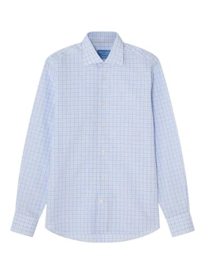 Robert Talbott Reynolds Check Cotton/linen Shirt