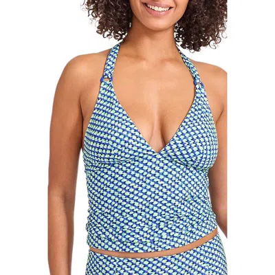 Tommy Bahama Palm Mosaic Halter Tankini