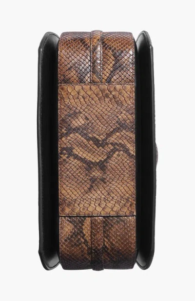 Donna Karan New York Bellerose Flap Python Satchel
