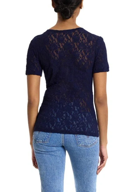 Hanky Panky Signature Short Sleeve Lace Top