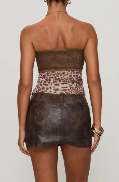 Princess Polly Anarchy Faux Leather Mini Skirt