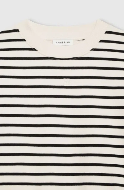 Anine Bing Dean Striped Sweatshirt