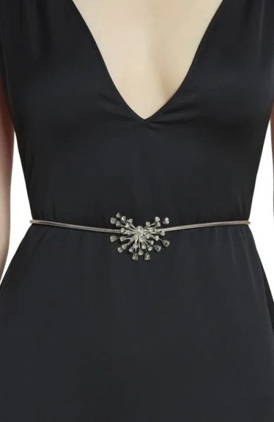 Lanvin Crystal-embellished Skinny Belt
