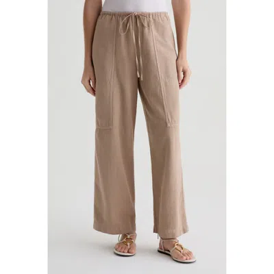 Ag Nina Linen Blend Drawstring Pants
