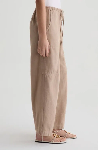 Ag Nina Linen Blend Drawstring Pants