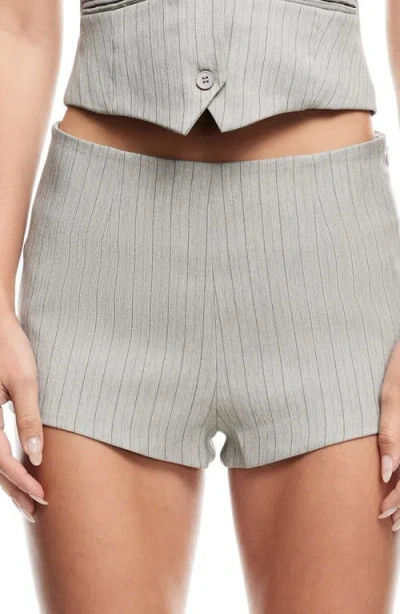 Lioness Chloe Low Rise Pinstripe Shorts