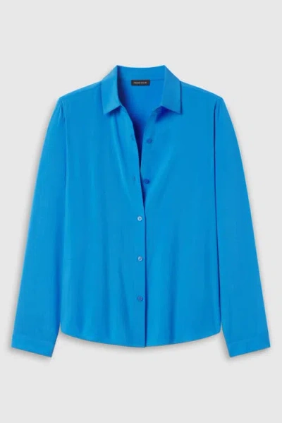 Franne Golde Easy  Airy Poplin Button-up Shirt