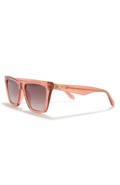 Quay Call The Shots 54mm Gradient Cat Eye Sunglasses