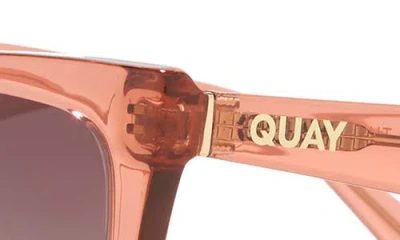 Quay Call The Shots 54mm Gradient Cat Eye Sunglasses