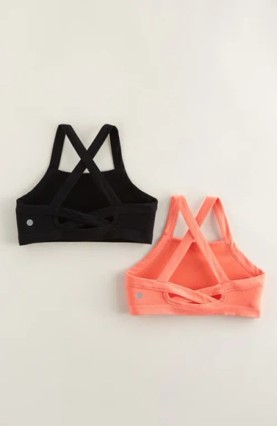 Zella Girl Kids' Assorted 2-pack Crisscross Seamless Sports Bras