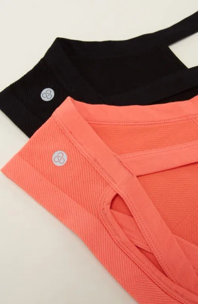 Zella Girl Kids' Assorted 2-pack Crisscross Seamless Sports Bras