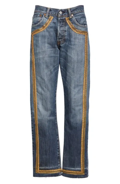Conner Ives The Reconstitituted Denim Bullion Jeans