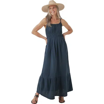 Pact Organic Cotton Coastal Double Gauze Cami Maxi Dress