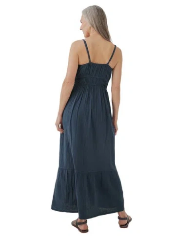 Pact Organic Cotton Coastal Double Gauze Cami Maxi Dress