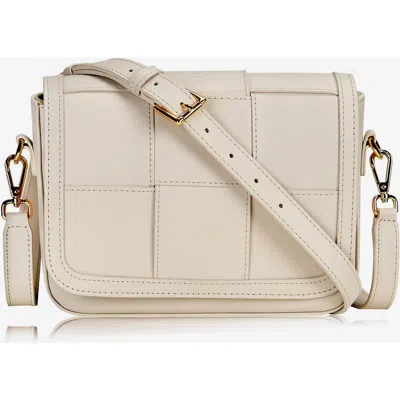 Gigi New York Lily Woven Leather Crossbody Bag