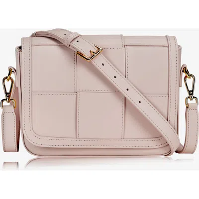 Gigi New York Lily Woven Leather Crossbody Bag