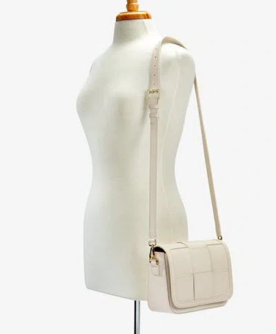 Gigi New York Lily Woven Leather Crossbody Bag