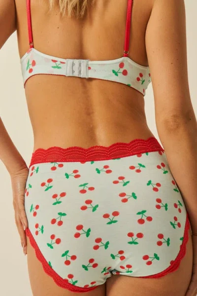 Stripe & Stare The Lace Plunge & Original Knicker Set