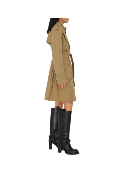 Burberry Mid-length Cotton Blend Trench Coat