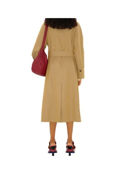 Burberry Long Gabardine Car Coat