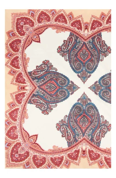 Viens Avec Moi Paisley Mini Silk Scarf