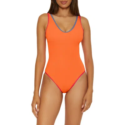 BCA BCA BLOCK PARTY ONE-PIECE SWIMSUIT 
