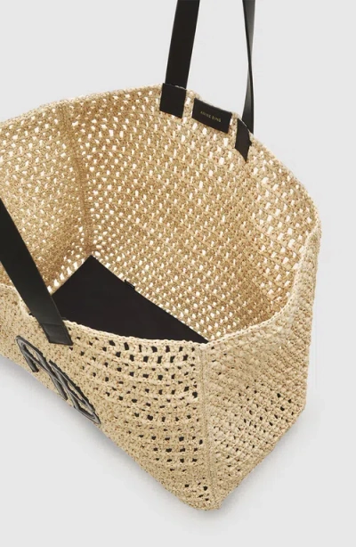 Anine Bing Large Rio Tote In Natural