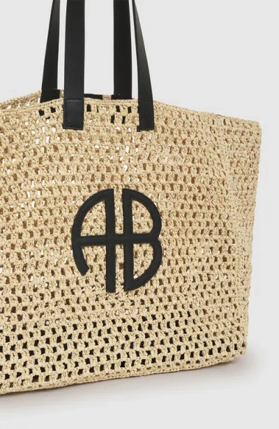 Anine Bing Large Rio Tote In Natural