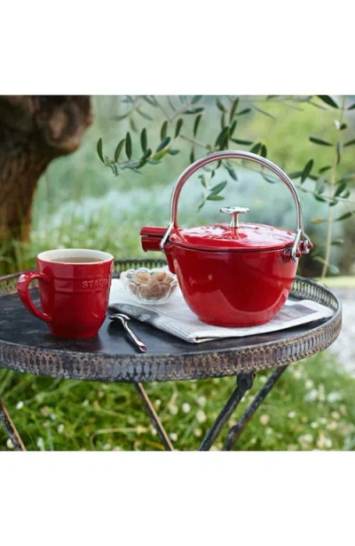 Staub Cast Iron 1-qt Round Tea Kettle