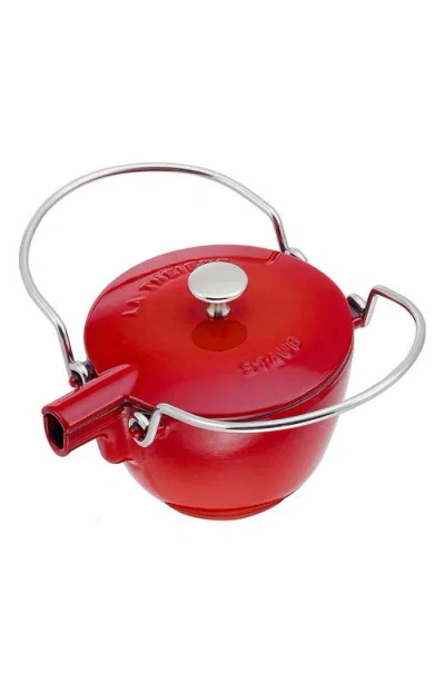 Staub Cast Iron 1-qt Round Tea Kettle