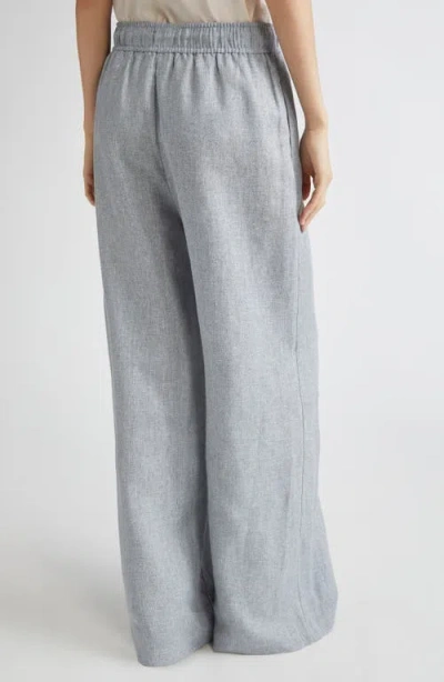 Reiss Willow Wide Leg Linen Blend Drawstring Shorts