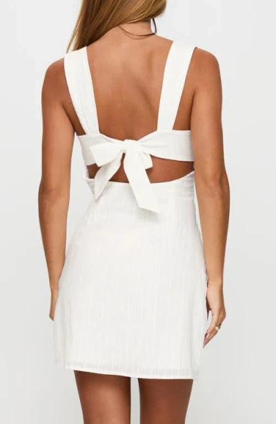 Princess Polly Anyone But You Tie Back Sleeveless Minidress
