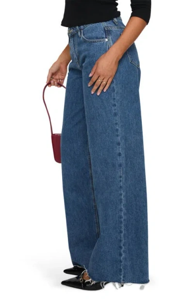 Princess Polly Darla Raw Hem Low Rise Relaxed Straight Leg Jeans