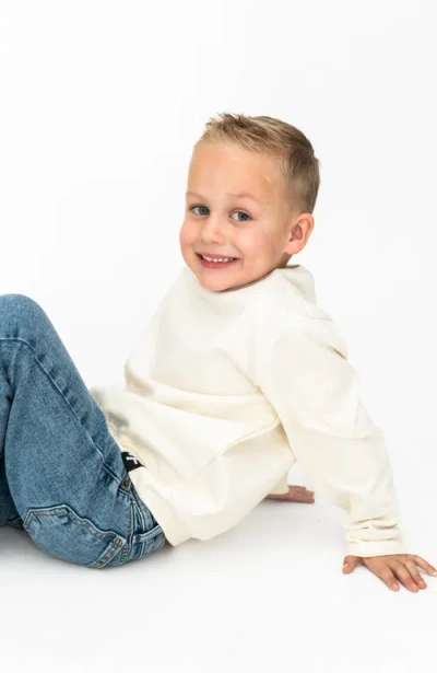 Laree + Co Basic Kids Sweatshirt In White