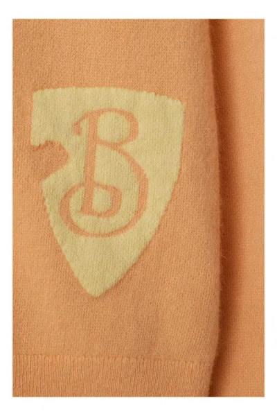 Burberry B Shield Wool Blend Sweater