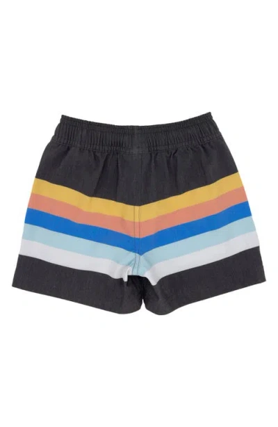 Feather 4 Arrow Stripe Swim Trunks
