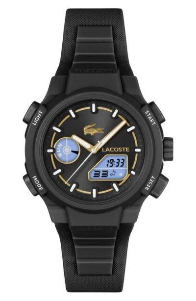 Lacoste Lc33 Silicone Strap Watch, 40mm