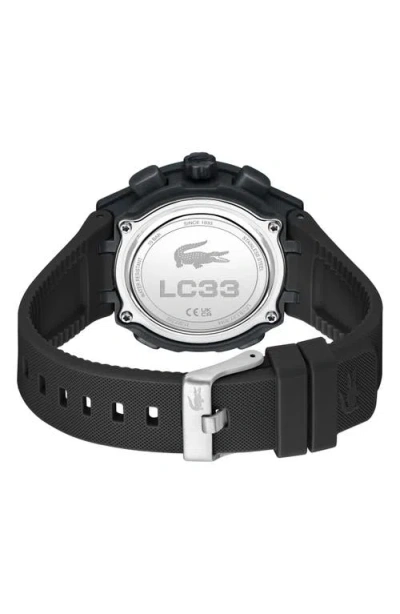 Lacoste Lc33 Silicone Strap Watch, 40mm