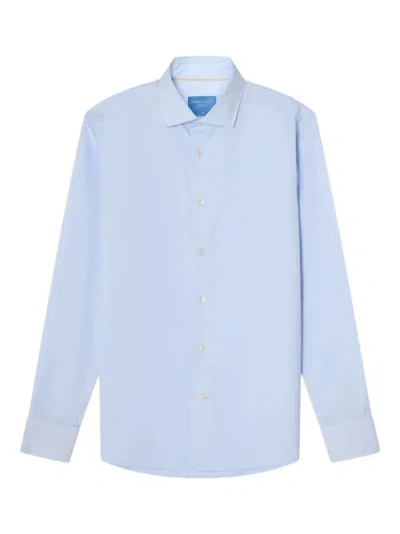 Robert Talbott Reynolds Novelty Cuff Poplin Contemporary Fit Shirt
