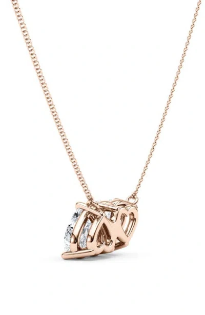 Hautecarat Twin Heart Lab Grown Diamond Necklace