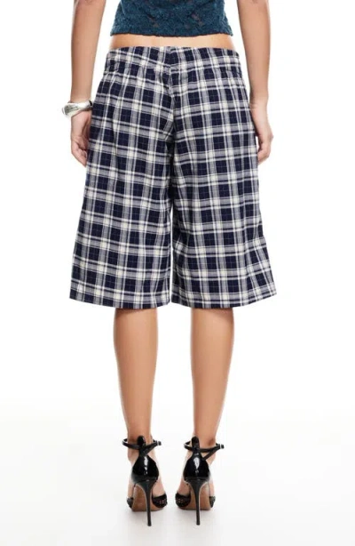 Lioness Sevigney Plaid Long Shorts