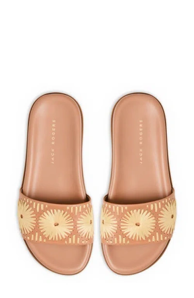 Jack Rogers Somerset Embroidered Slide Sandal