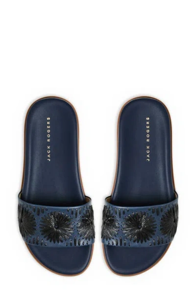 Jack Rogers Somerset Embroidered Slide Sandal