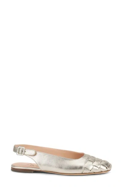 Agl Attilio Giusti Leombruni Agl Mara Wave Slingback Cap Toe Flat