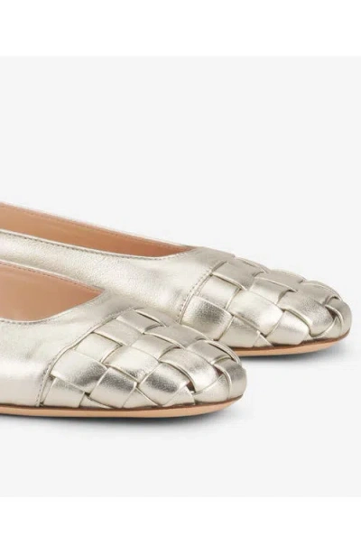 Agl Attilio Giusti Leombruni Agl Mara Wave Slingback Cap Toe Flat