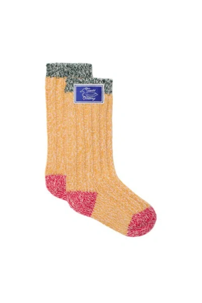 Burberry Colour Block Cashmere Blend Socks