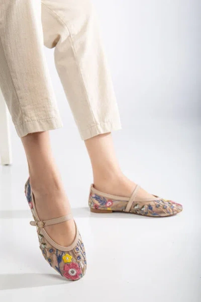 Forever & Always Shoes Fauna Mesh Mary Jane Flats