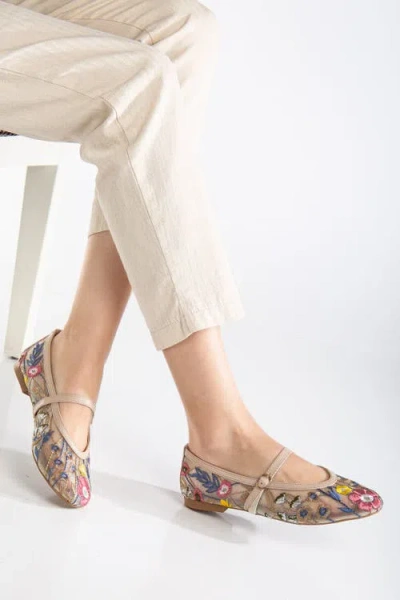 Forever & Always Shoes Fauna Mesh Mary Jane Flats