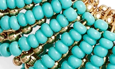 Gas Bijoux Izzia Beaded Hoop Earrings